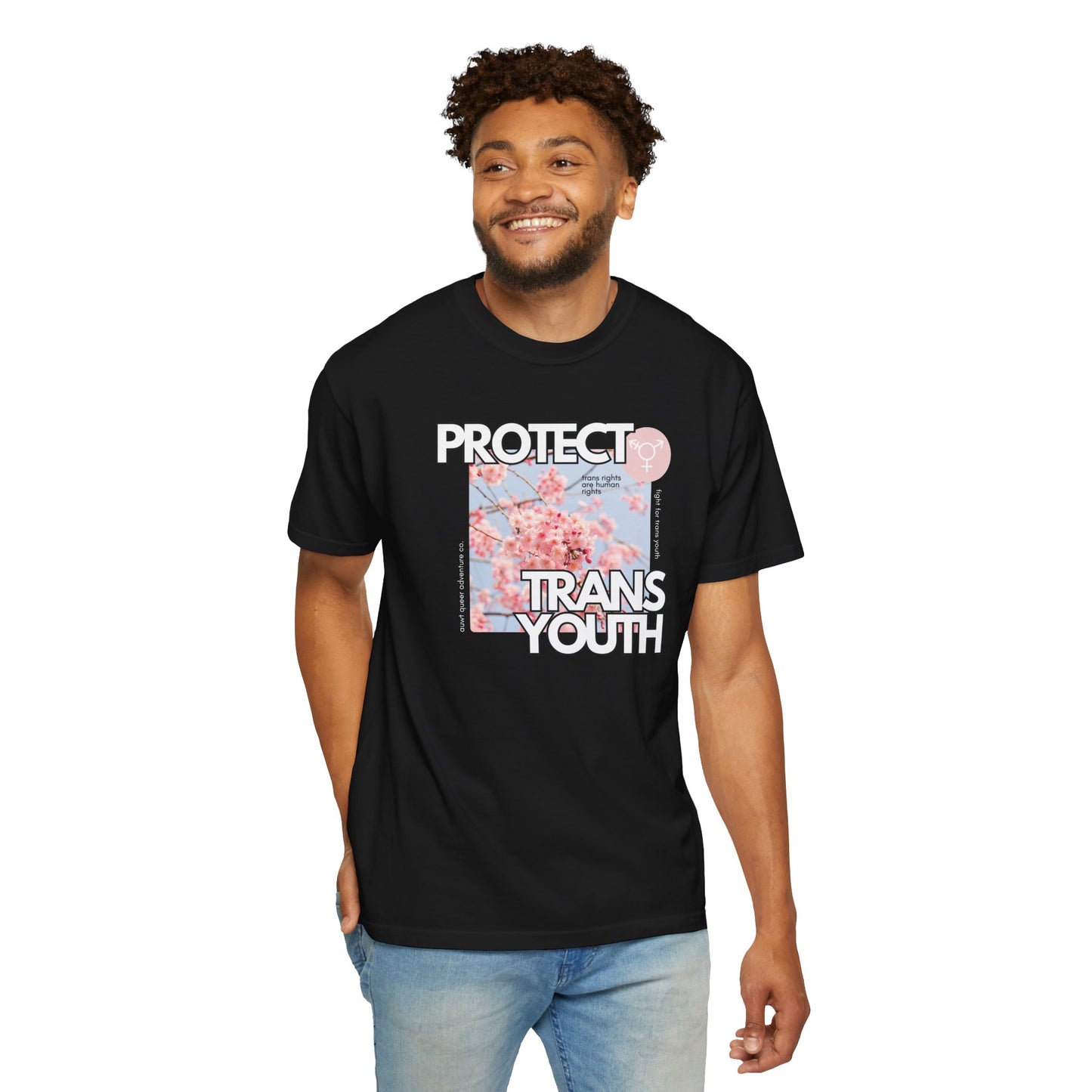 protect trans youth t-shirt - black