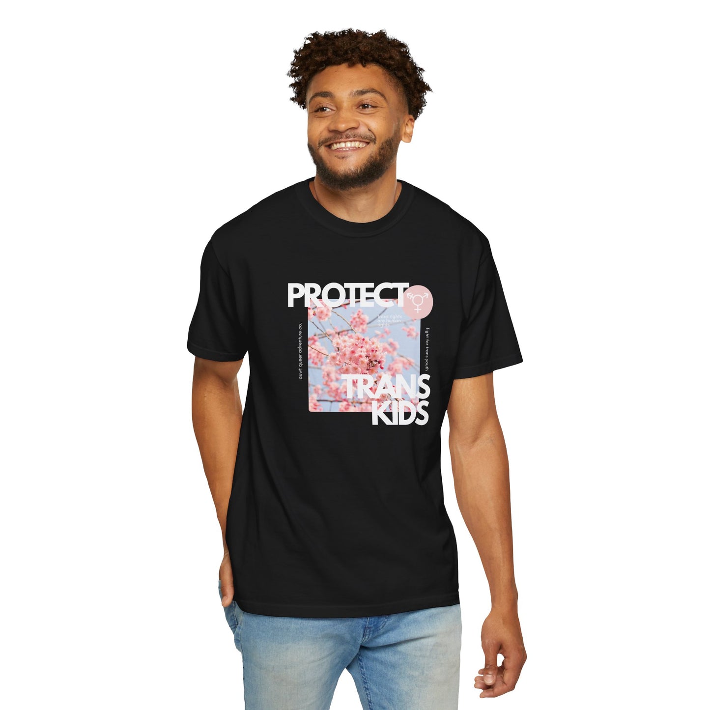 protect trans kids t-shirt - black
