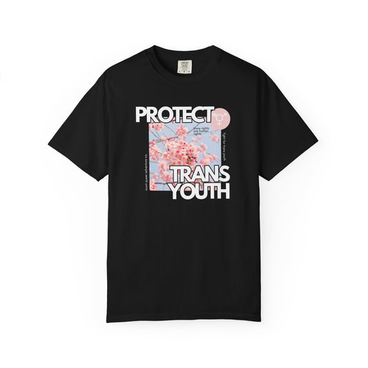protect trans youth t-shirt - black